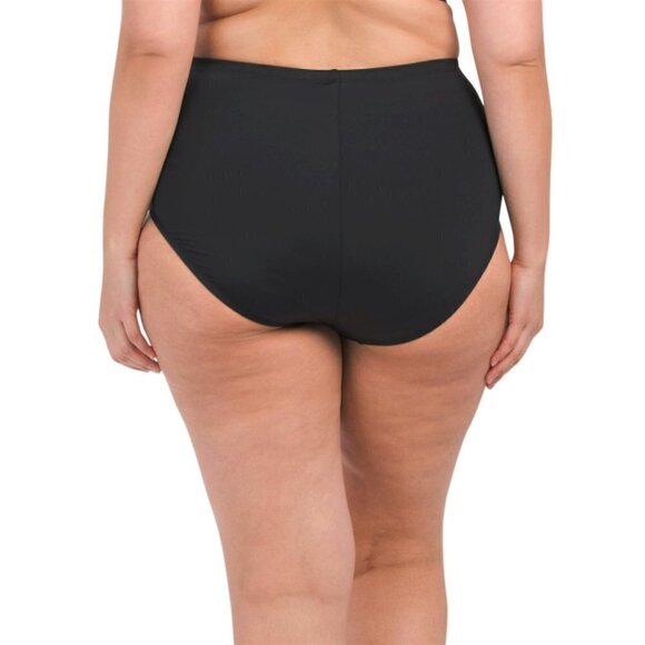 NWT La Blanca Women's Plus Island Goddess Tummy Control Swim Bottom - Picture 2 of 4